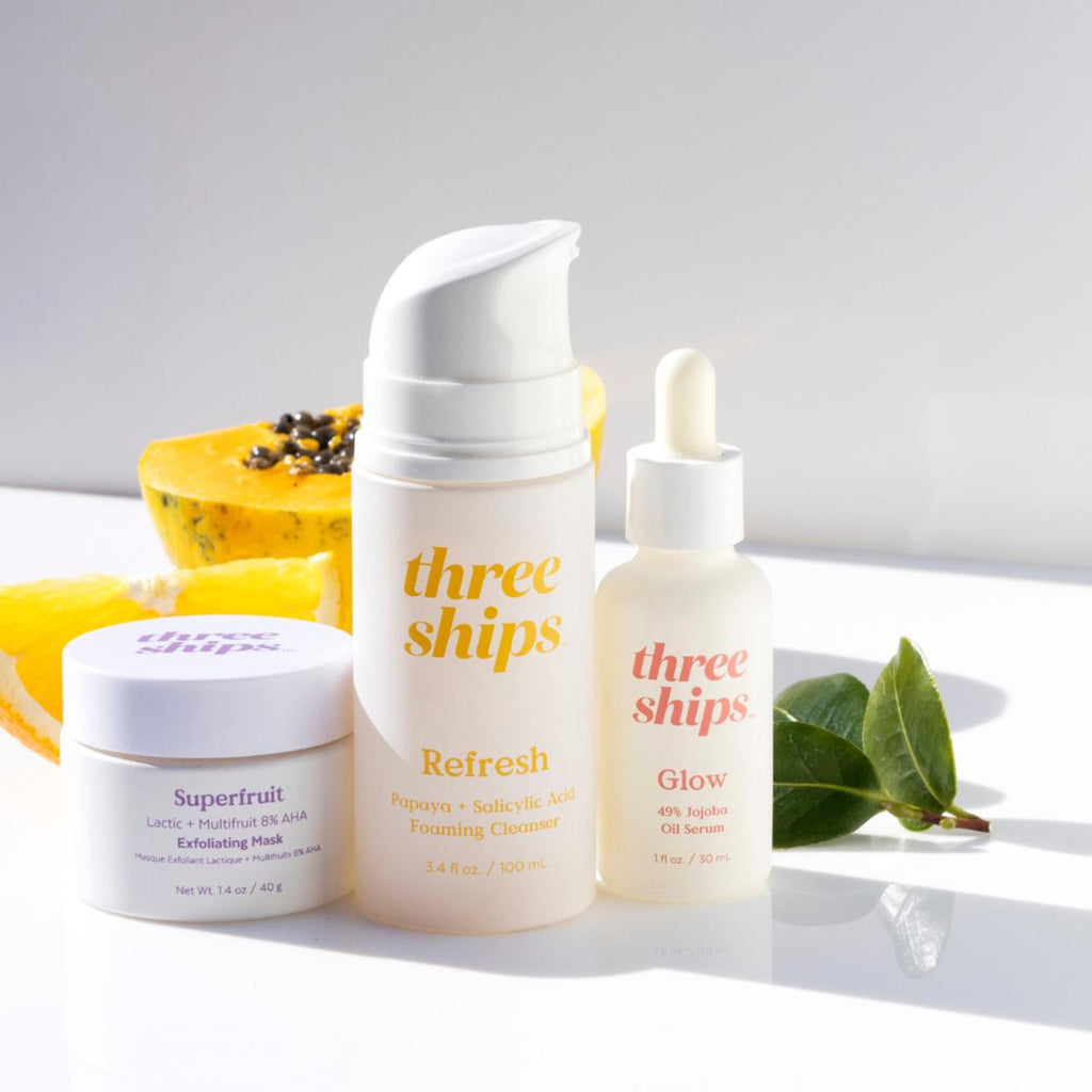 Three Ships-In The Clear 3-Step Kit for Blemish-Prone Skin-